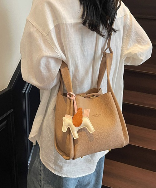 c.u.l ショルダーバッグ バッグ バケツ型 ハンド ショルダーバッグ