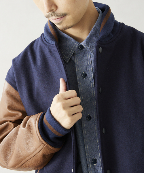 SKOOKUM（スクーカム） スタジャン 「SKOOKUM / スクーカム」MELTON