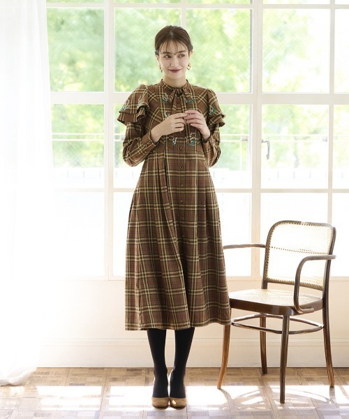 Chesty（チェスティ） ワンピース チェックミュゲワンピース