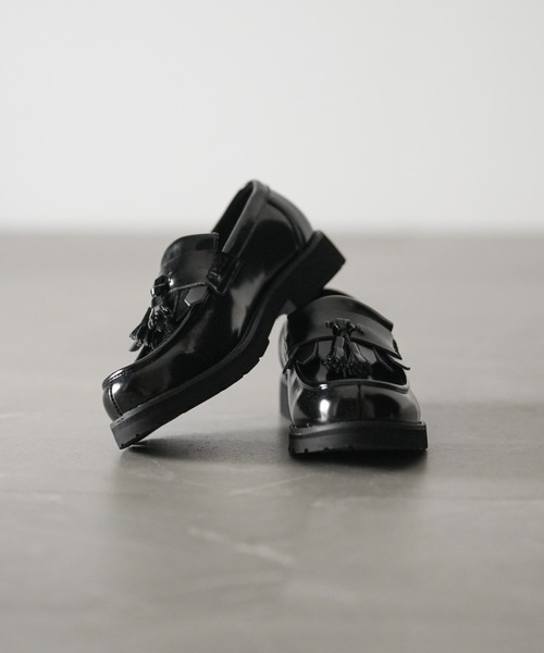 RUUBON ローファー 「RUUBON」split leather tassel loafer