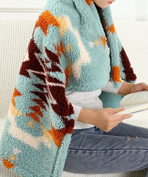 CELENA BEATS ブランケット 4WAY ボアブランケット 膝掛け ひざ掛け