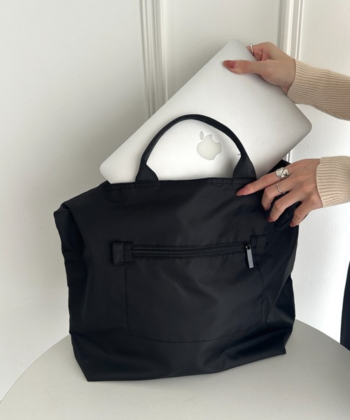 トートバッグ 「A4収納可能」ナイロン2WAYショルダーバッグ ヘルメット