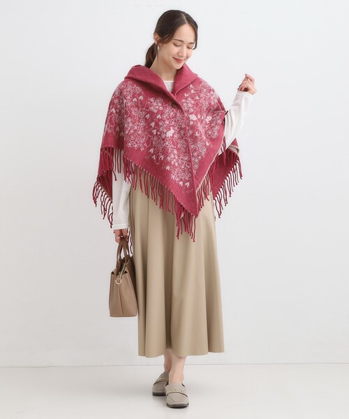 SHOO・LA・RUE（シューラルー） ポンチョ 「リバーシブル」心も