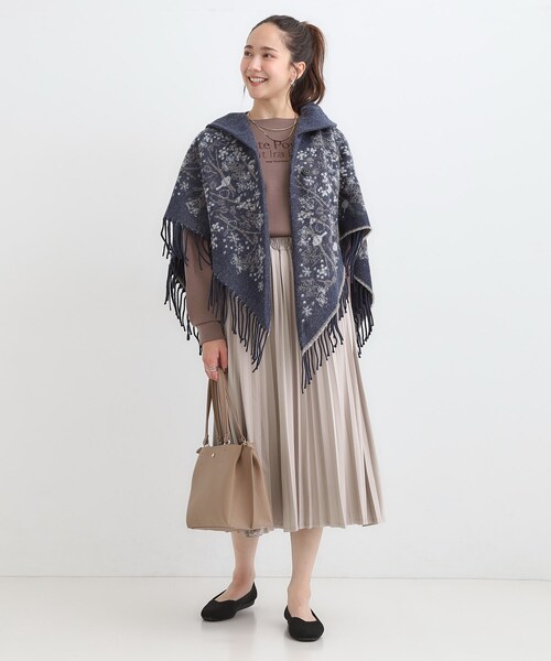 SHOO・LA・RUE（シューラルー） ポンチョ 「リバーシブル」心も