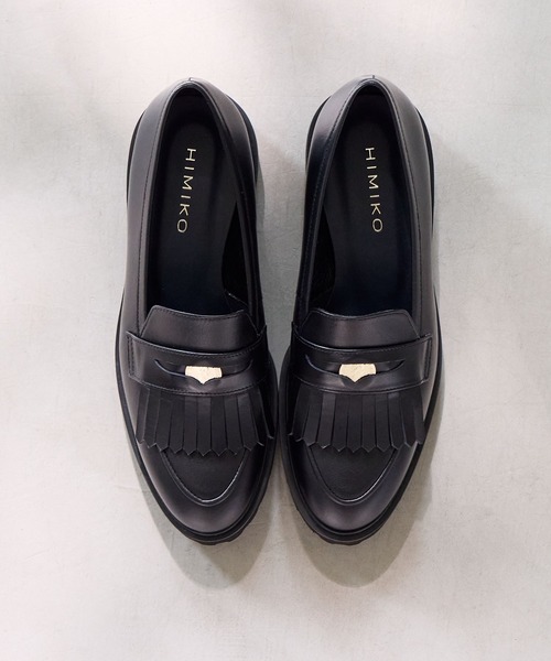 HIMIKO ローファー 「Made in Japan」「撥水」トラックソールコイン