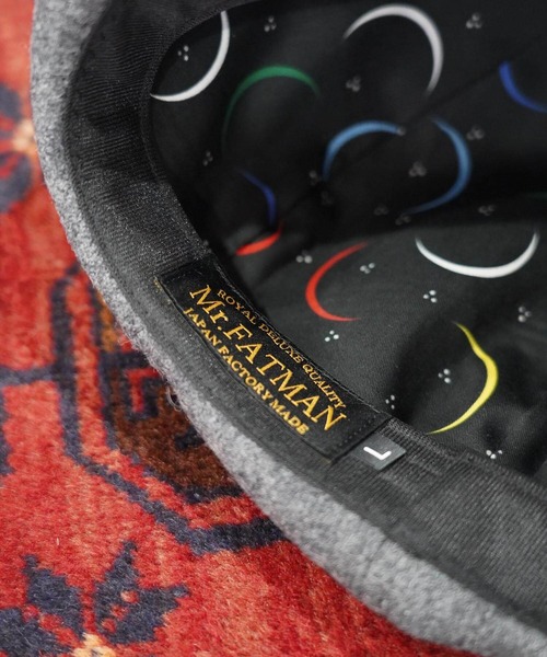 Mr.FATMAN 帽子 キャスケット LUCKY DAN LIGHT MELTON メンズ