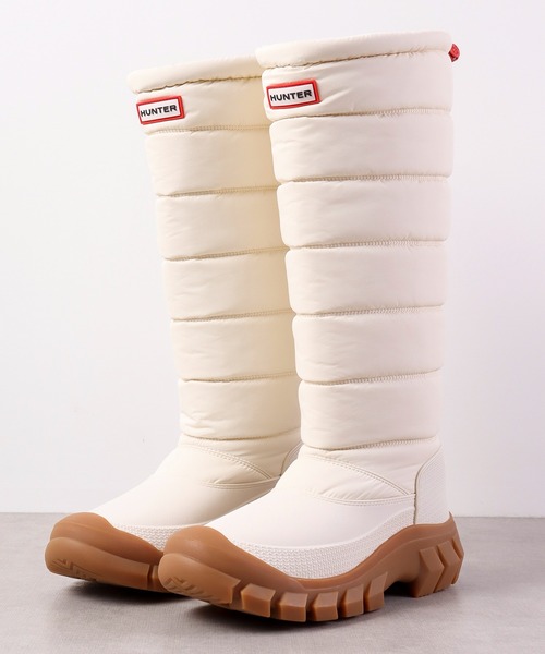 HUNTER（ハンター） ブーツ パファー トール スノー ブーツ レディース
