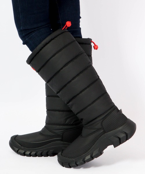 HUNTER（ハンター） ブーツ パファー トール スノー ブーツ レディース