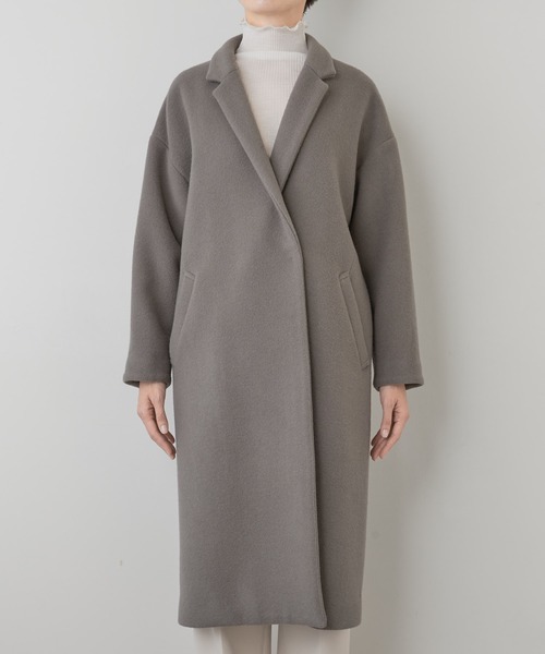 Whim Gazette（ウィム ガゼット） チェスターコート 38 グレー