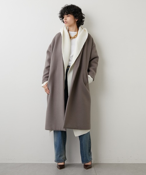 Whim Gazette（ウィム ガゼット） チェスターコート 38 グレー