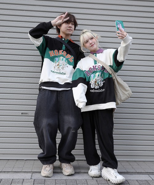 トレーナー スウェット HOOK -original- アメカジカートゥーン