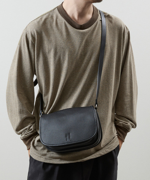 SLOW ショルダーバッグ スロウ / shrink-mail bag- シュリンクレザー