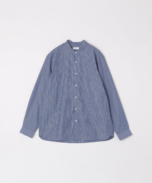 SHIPS any シャツ any: ストライプ / ソリッド リラックス バンド