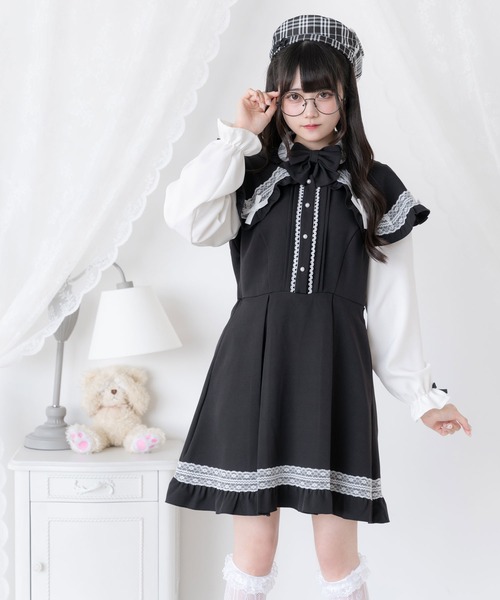 DearMyLove ワンピース ポンチョ風袖切替ワンピース : ZOZOTOWN Yahoo