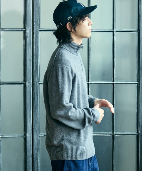 LACOSTE（ラコステ） セーター ニット ハイネックハーフジップ ウール