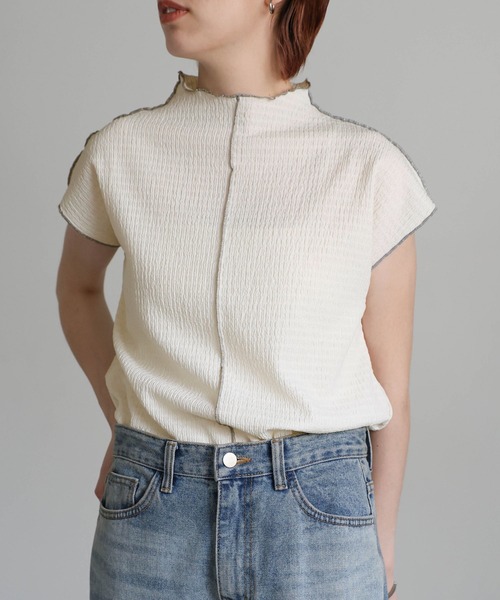 select MOCA（セレクトモカ） tシャツ センターラインメローカットソー