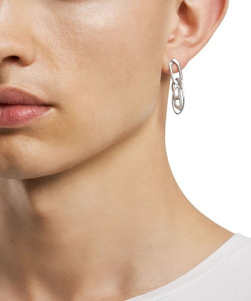 DIESEL（ディーゼル） ピアス アクセサリー メンズ ピアス シルバー