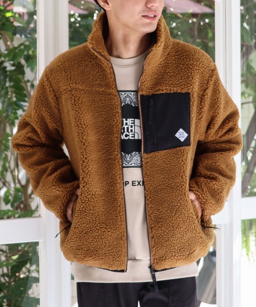 Bling Leads ブルゾン アウター /Bling Leads/ボアハイネックZIP