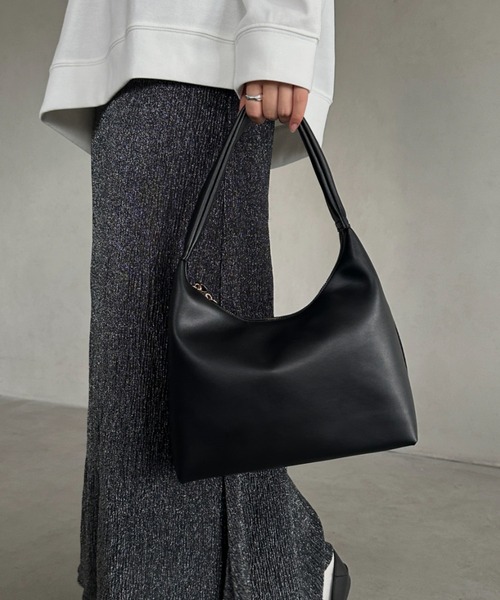 ハンドバッグ PUラウンドワンハンドルバッグ : ZOZOTOWN Yahoo!店