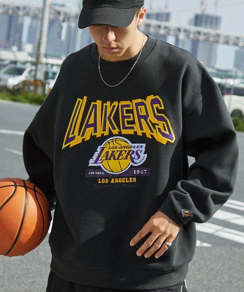 NBA トレーナー スウェット NBA/エヌビーエー 別注 ロゴ刺繍/プリント