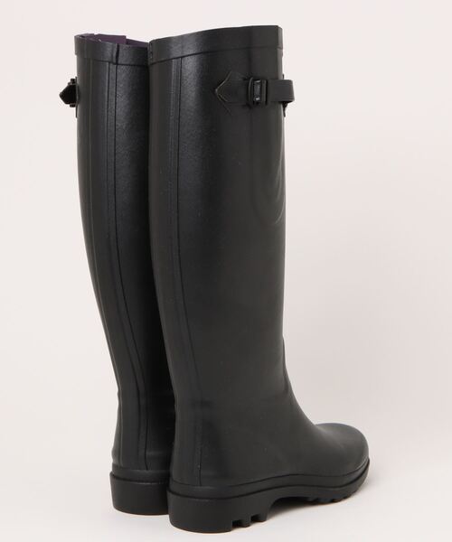 AIGLE（エーグル） 長靴 レインブーツ 乗馬風バックル付きレインロング