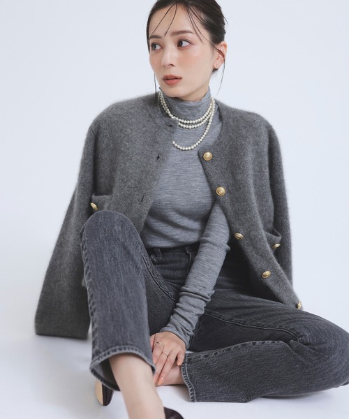 anuans（アニュアンス） ジャケット ノーカラージャケット 「ZOZO限定