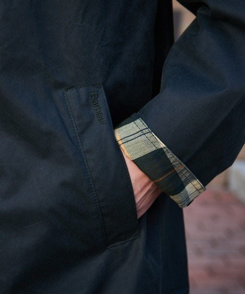 Barbour ネイビー モッズコート Barbour（バブアー）の「
