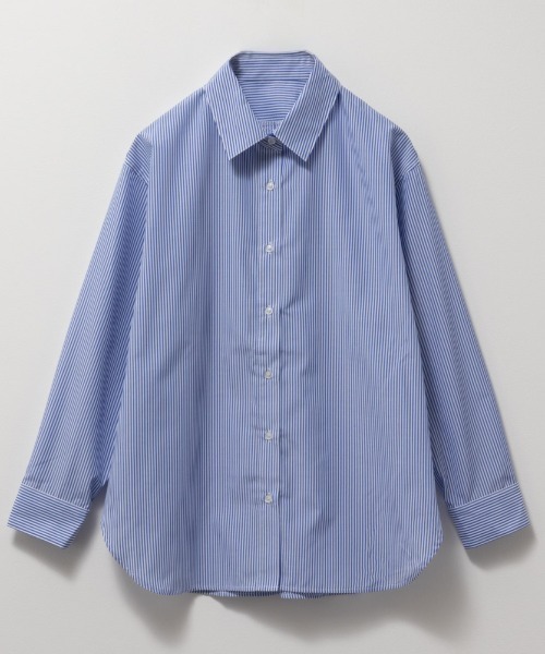 NAVY ブラウス シャツ ストライプシャツ レディース : ZOZOTOWN Yahoo