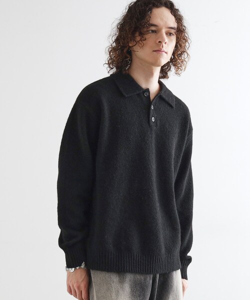 tk.TAKEO KIKUCHI（ティーケータケオキクチ） セーター ニット カーブ