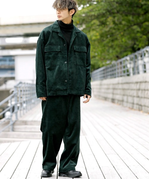 ADMIX/ATELIER SAB MEN セットアップ 太畝 コーデュロイ CPOジャケット