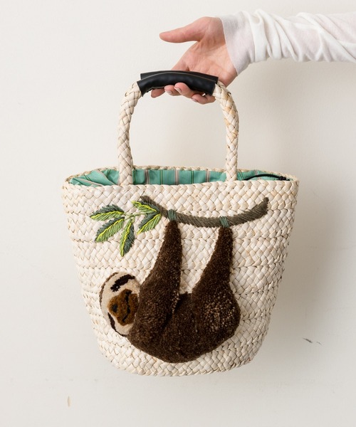 イアパピヨネ かごバッグ ナマケモノ 人気完売品】ear PAPILLONNER