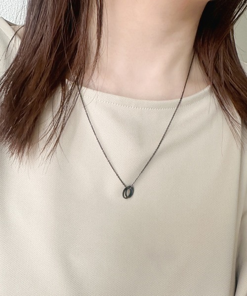 ネックレス KISHOKACHI 希少価値 ダブルリングデザインネックレス