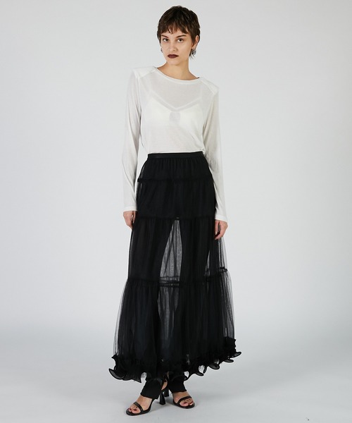 PRANK PROJECT（プランクプロジェクト） スカート フリルヘムチュール