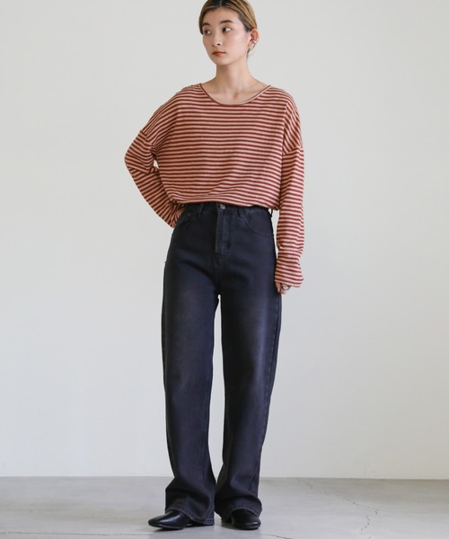 select MOCA（セレクトモカ） tシャツ 「ZOZO限定」シンプルボーダー