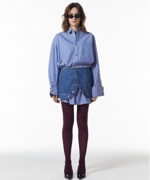 JOSE MOON（ジョゼムーン） ブラウス シャツ JOSEMOON STRIPE SHIRT