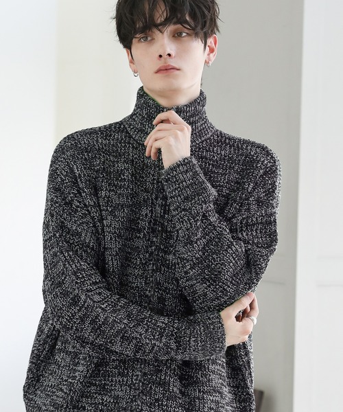 ASTRONOMY セーター ニット ビッグシルエット畦編みショート丈