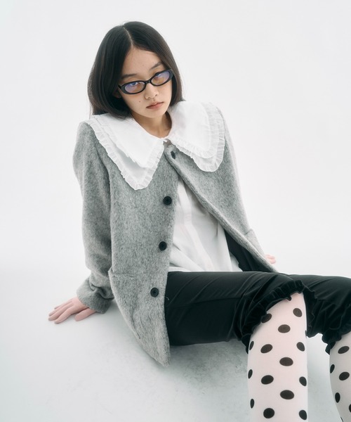 FEKETE（フェケテ） ジャケット ノーカラージャケット no collar wool