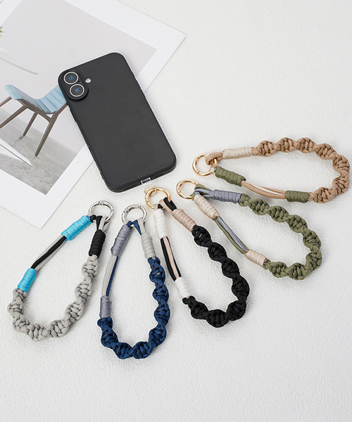 DEVICE（デバイス） パラコード編み アウトドア スマホストラップ