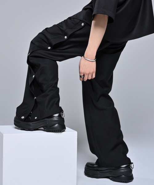 ADRER（アドラー） パンツ Full snap side line deformation pants