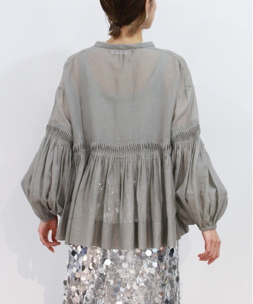 Marilyn Moon（マリリンムーン） ブラウス シャツ タックテクニック