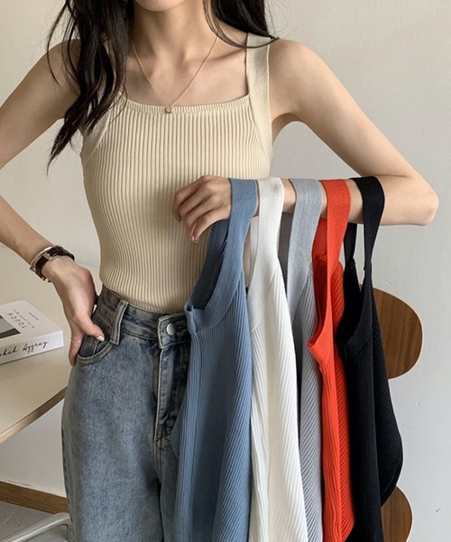 TONE SELECT GOODS キャミソール urbanfemine./ニットキャミソール