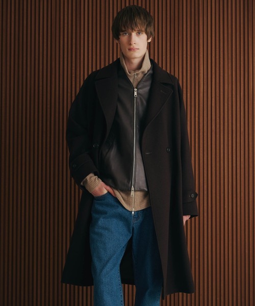 NANO universe（ナノ・ユニバース） チェスターコート コート ウール