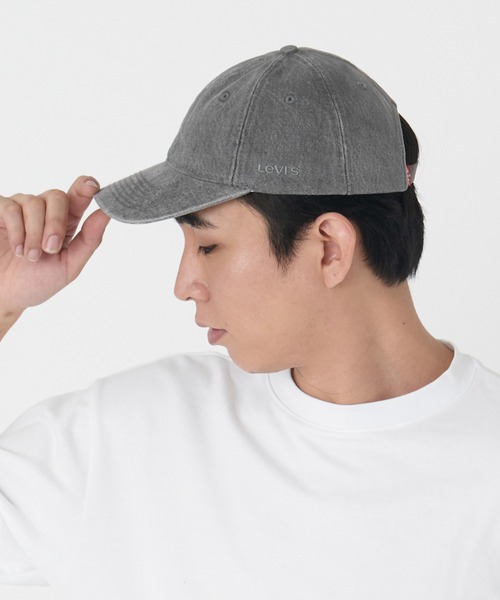 Levi's（リーバイス） キャップ 帽子 ESSENTIAL デニムキャップ グレー