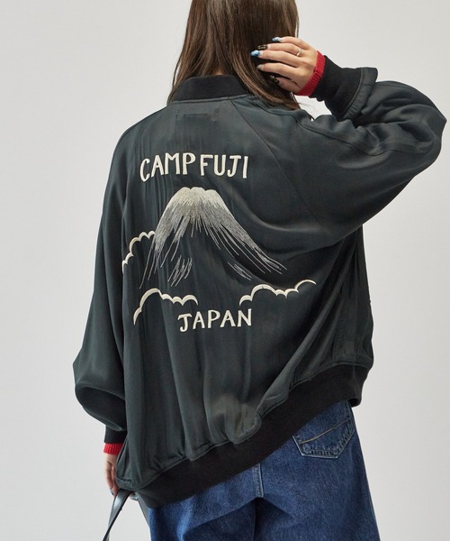 REMI RELIEF（レミ レリーフ） スカジャン レーヨンツイルスカジャン