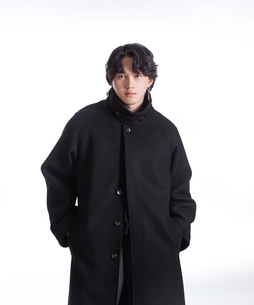 ZIP FIVE -White Line- ステンカラーコート コート 「White Line