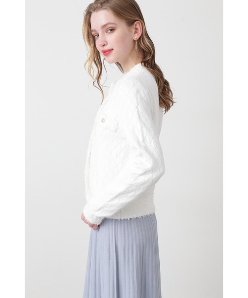 PINKY&DIANNE（ピンキー アンド ダイアン） カーディガン ラメツイード