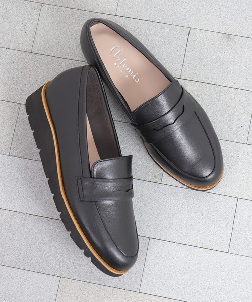 artemis by DIANA（アルテミス by ダイアナ） ローファー 厚底コイン