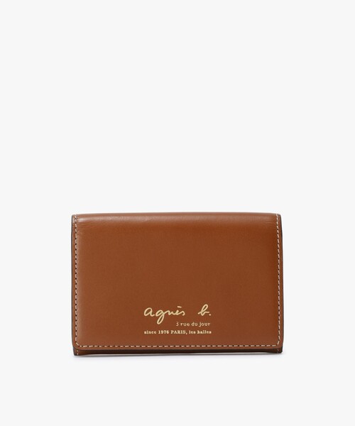 agnes b.（アニエスベー） 名刺入れ レザー カードケース ZAW01−05