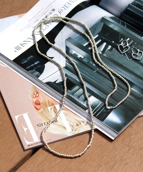 Indian Jewelry ネックレス シルバービーズネックレス / Thai Silver