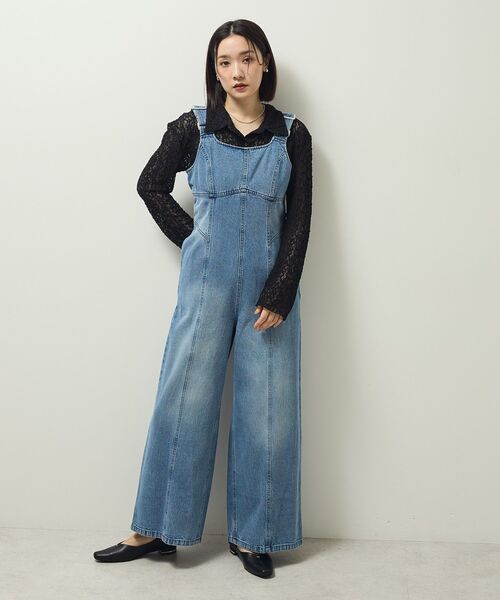 Sugar spoon（シュガースプーン） サロペット オーバーオール デニム